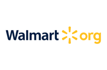 Walmart.org Logo Dark Blue and Yellow Spark on Transparent Background